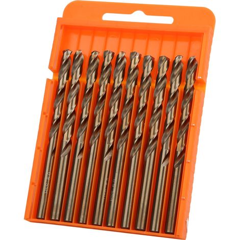 Foret Acier Rapide - Diamètre 6.0mm - Pour Acier Inox Aluminium Bois - Lot De 10 Pièces (1/5)