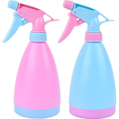 2 vaporisateurs vides, flacons vaporisateurs en plastique, vaporisateurs à pompe rechargeables pour le nettoyage, le jardinage et la cuisine, 500 ml (1/5)