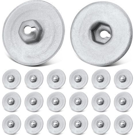 Protection thermique avec écrous isolants et plaque de protection thermique - Ensemble de fixation pour sous-châssis de voiture, écrous isolants et rondelles pour BMW Mini 1-7er X1-X7, plaque de (1/5)