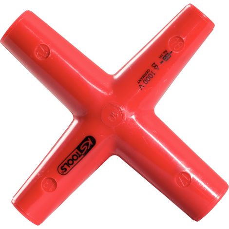 KS Tools Kreuzschlüssel mit Schutzisolierung, 10x12x14x17 mm