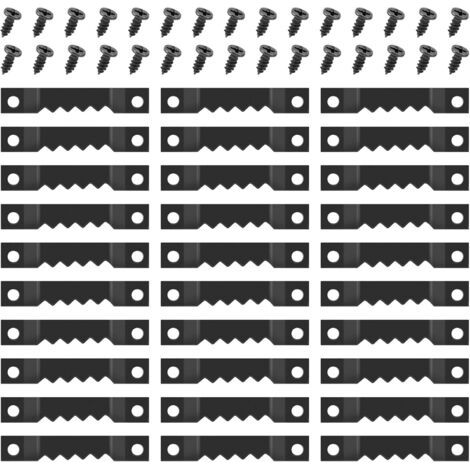 QORVA-30 Pièces Accroche Tableau Crochet Cadre,Fixations pour Cadres,Mural Attache Cadre Accroche Cadre ,pour Cadres Photo Affiches Peintures Horloges Murales œuvres d'art,décoration de la maison (1/5)