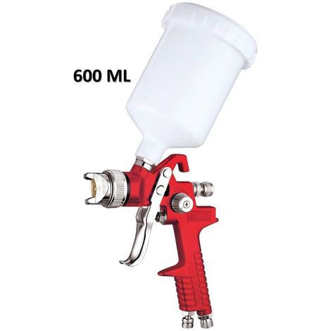 Pistolet à Peinture Pneumatique Triple Réglage HVLP 600ml Buse 1,4mm