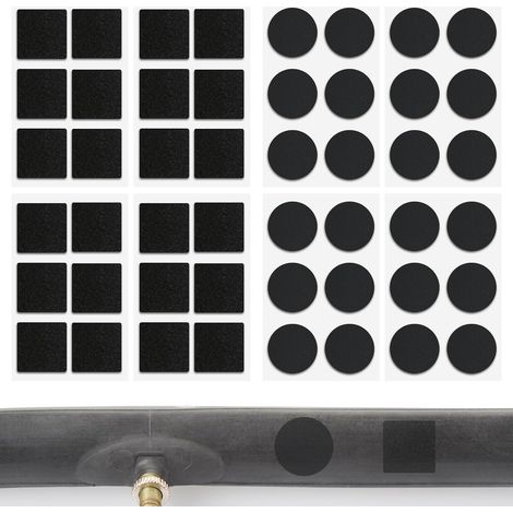 Kit Réparation Pneu Autocollant, Patch Chambre à Air, Léger, Lot de 3, pour Vélo, Moto, Voiture, Accessoire, Atelier, Maison (1/5)