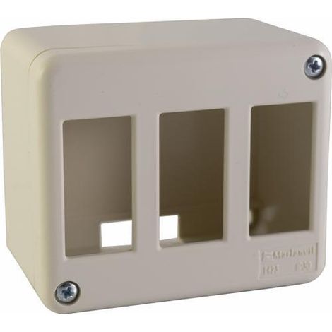 PORTAFRUTTO 3T. DA PARETE MINICANALINA IP30 MAURER