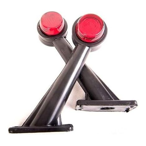 feux de gabarit LED pour camion 12V 24V E20 Longueur : 190 mm (1/5)