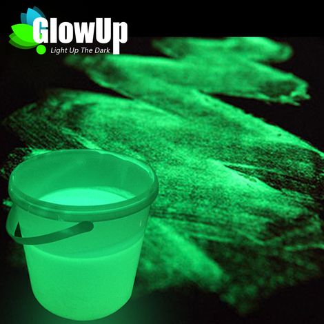 Vernice liquida additivo acrilico luminescente si illumina al buio per hobbystica - Numero Pezzi: 1000ml - Colore: Giallo/Verde (1/5)