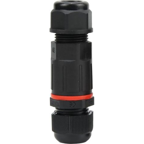 Connecteur Étanche IP68 - 3 Pôles - Pour Câble 8 À 12 mm - Boîte De Jonction Souterraine Extérieure - Éclairage Rue - 1 Pièce (1/5)