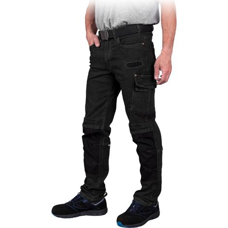 Pantaloni protettivi FINO ALLA VITA JEANS303-T reis 54 blu navy-nero