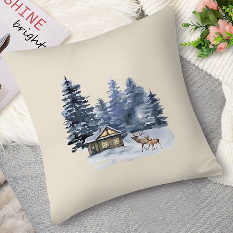 Coussin décoratif gui suspendu, tradition (1/5)