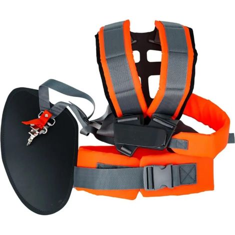 Compatible : Sangle de harnais universelle et réglable pour tondeuse à gazon — Ceinture d'épaule ergonomique pour coupe-bordures (1/3)