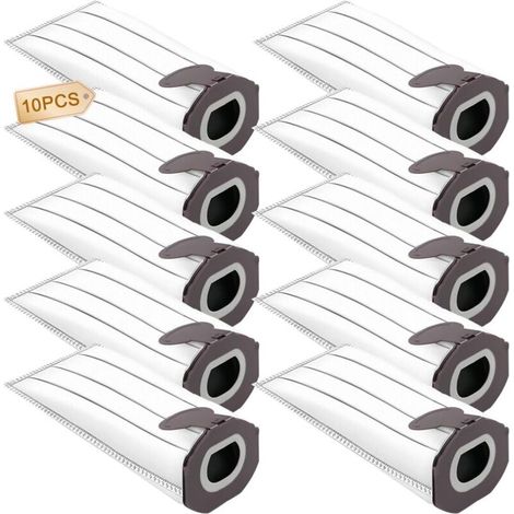 10 sacs 5 couches - Compatibles Vorwerk Kobold VK7/FP7