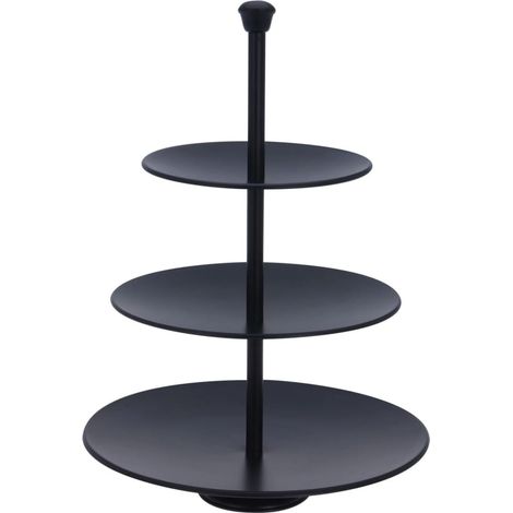 Metalletagere mit 3 Ebenen, Ø 25, schwarz - EH Excellent Houseware