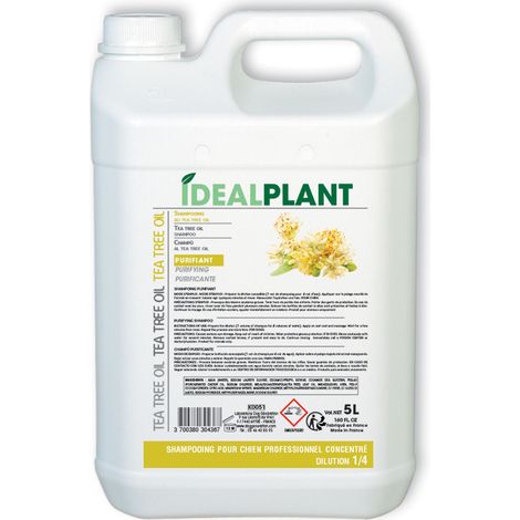 Shampoing au Tea Tree Oil IdealPlant : 5L