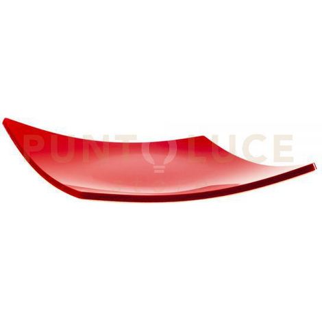 VUOTATASCHE CARTE QUADRI IN CRISTALLO ACRILICO ROSSO