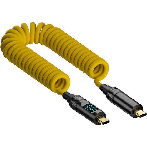 1,8 m langes Typ-C-Ladekabel mit Digitalanzeige für 8K-Videogeräte