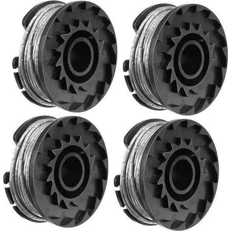 Packung mit 4 Trimmerfadenspulen für Bosch Easygrasscut 23, 26, 18, 18-230 (1/3)