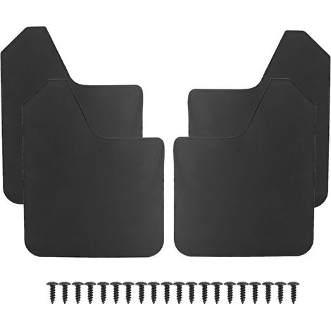 Couvercle de garde-boue universel, 4 pièces, garde-boue adapté à Subaru Forester MF12BASBLK (1/4)