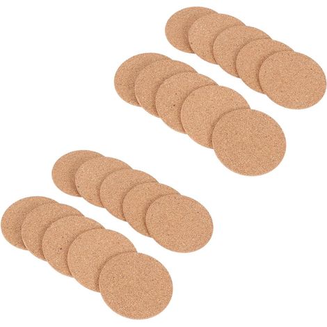 sous verres en liège pour boissons absorbants et