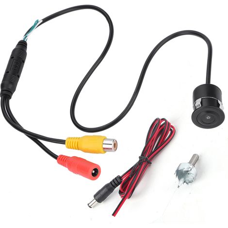 Mini caméra de surveillance couleur CCD filaire étanche grand angle 170° pour voiture