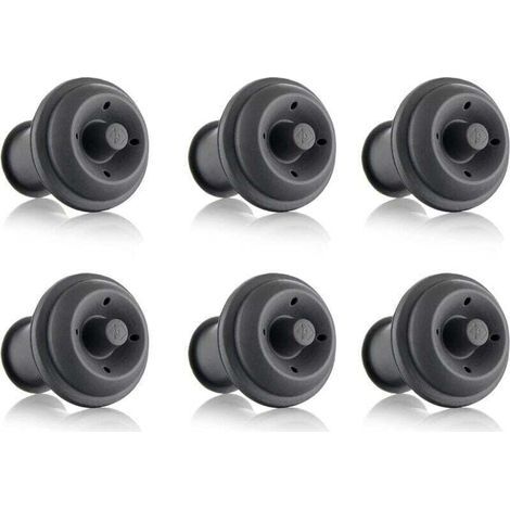 Juego de 6 tapones para bomba de vacío - gris, tapones para bomba de vacío - gris, bomba de vacío (1/4)