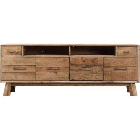 Meuble TV en bois recyclé 180 cm Blaise (1/5)
