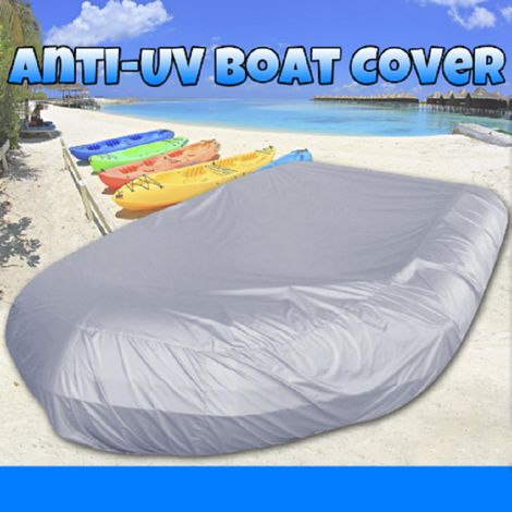 Bootsabdeckung 270 x 94 x 46 cm, Gummischutzhülle für Boote, Angelkajak