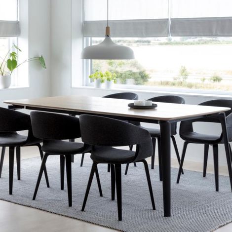 Table à manger Cecile 200x100 - beige uni