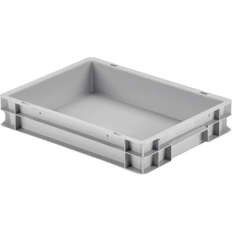Alutec – Bac de rangement 75042 – Plastique fermé – Dimensions 400 x 300 x 75 mm – Couleur gris – 1 pièce