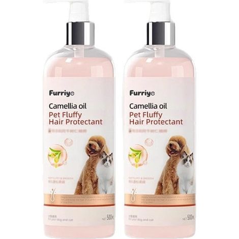 Furriyo Tierhaarspülung, geeignet für Katzen und Hunde, für mehr Volumen, Geschmeidigkeit und Glanz im Fell (1/5)