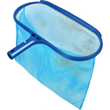 Épuisette de piscine pour eaux profondes, écumoire à mailles fines, avec cadre en plastique durable et sac profond (mât non inclus) - DD01