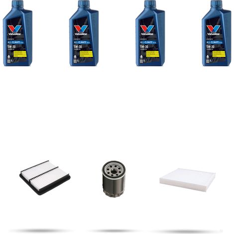Kit tagliando 3 FILTRI e 4L OLIO compatibile con Suzuki Sx4 1.6 GPL 79kw Dal 2006 (1/5)