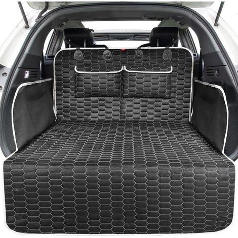 Coavas – Housse de protection coffre voiture pour chien – Imperméable en tissu Oxford 600D – Dimensions 185 x 103 cm – Antidérapante avec 2 poches