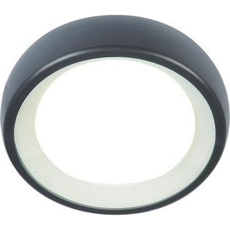 Plafoniera Da Esterno Moderna Loft Alluminio E Termoplastica Grigio Led 8W 4000K (1/5)