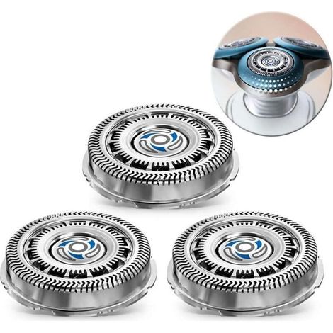 Tête de lame SH70 pour rasoirs Philips S7000 S7310 S7370 S7370 S9000 (3 pièces)