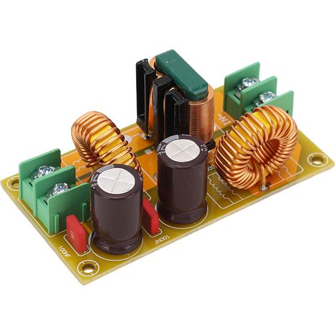 EMI-Filtermodul, elektromagnetischer Interferenzfilter, Gleichstromversorgung, LC-Filter-Unterdrückungsplatine, 50 V, 10 A (1/5)