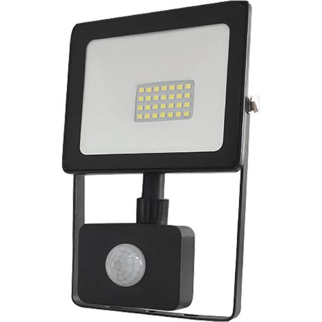 PROIETTORE A LED CON SENSORE PRESENZA 20W - mm 160 x 115 x 50 / 4000K (1600 lm) - bianco  - NOVAITALIA