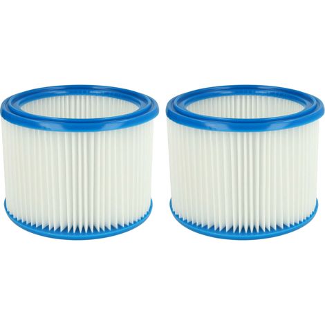 vhbw Filterset 2x Faltenfilter kompatibel mit Flex VC 21 L MC, VC 25 L MC, VC 26 L MC Nass- und Trockensauger - Filter, Patronenfilter