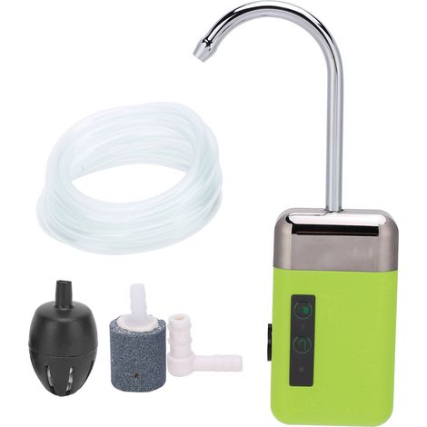 Pompe à oxygène avec détection de pompage d'eau, 3 modes et lumière LED pour la pêche et le lavage des mains 210 (1/5)