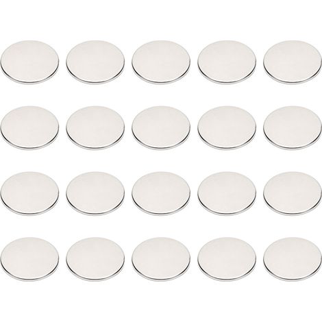 20 aimants en néodyme à vendre, aimants puissants pour l'artisanat, la science, le bricolage et les aimants de réfrigérateur, aimants ronds adaptés à de multiples usages. (1/5)