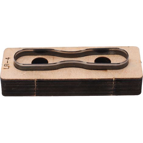 Matrice de découpe pour cuir et métal, poinçonnage et découpe, en acier allié, accessoires d'art et d'artisanat LR 4 (1/5)