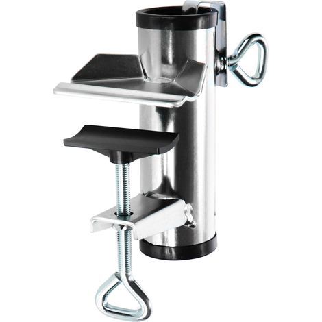 Porte-parasol en métal - pied de parasol pour balcon, terrasse ou table - porte-parasol de balcon XL (01 pièce - Ø 25-38mm) (1/5)