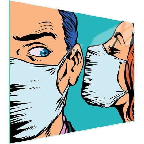 PLANCHE À DÉCOUPER EN VERRE 52x40 MASQUE (1/5)