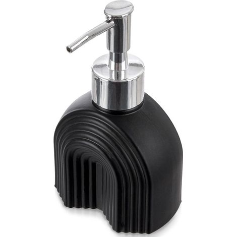 Glass Soap Dispenser, Black Matte, 180 ml (1/5)