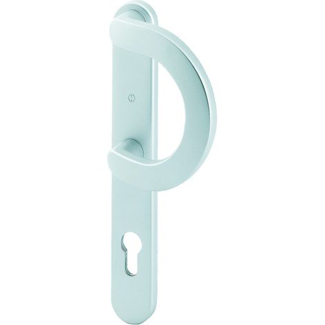 HOPPE® Stoßgriff auf Langschild 513G/3357N, Aluminium, 8092611