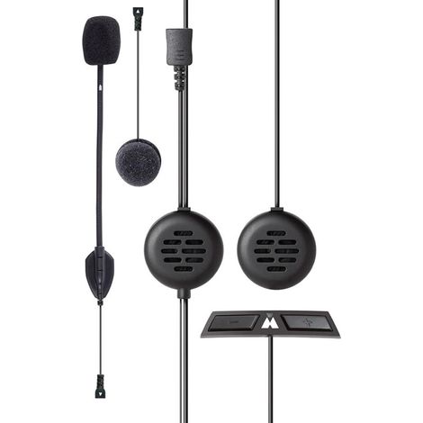 Intercom pour casque de moto intégral ou jet Midland BTGO uni (1/2)