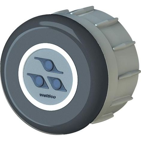 Prise balai Elégance pour piscine béton, coque et liner - Weltico Gris anthracite Gris anthracite