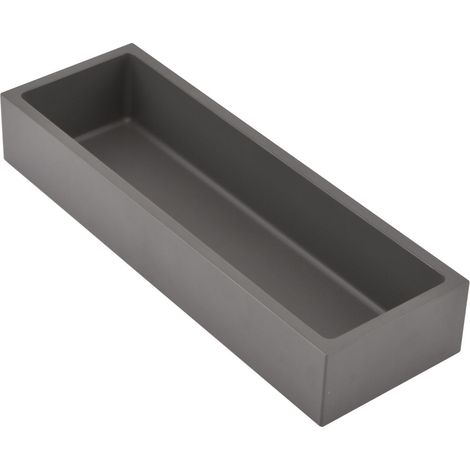 Ninka Connect Besteckeinsatz Basisschale klein, Kunststoff dunkelgrau (1/2)