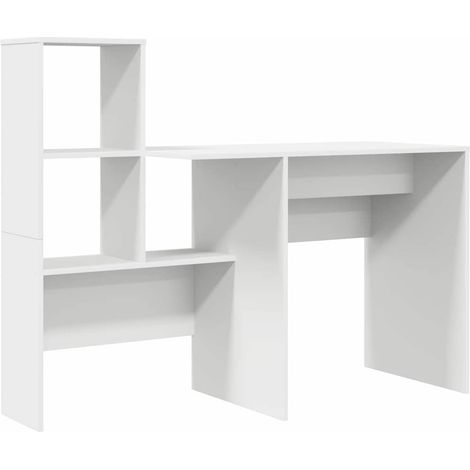 Maison Exclusive - Scrivania Bianco 131,5 x 50 x 106,5 cm Legno multistrato