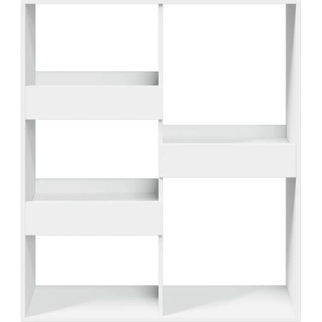 vidaXL Room Divider White 100x33x115 cm Engineered Wood