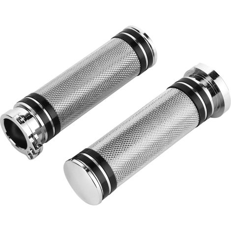 Poignées de guidon ergonomiques de rechange pour XL883 1200 X48 72 finition chromée (1/5)